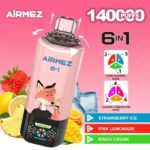airmez 140k puffs 140000 6 in 1 vape pen bulk order 140k puffs flavor
