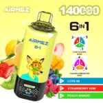 airmez 140k puffs 140000 6 in 1 wholesale puffs battery