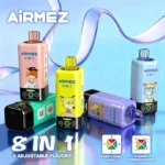 airmez 160k puffs 160000 8 in 1 disposable vape pod system e cigarette
