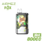 airmez 80000 puffs 80k fox 2 in 1 Salt Nicotine vape device vape pen