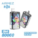 airmez 80000 puffs 80k fox 2 in 1 airflow pod system Salt Nicotine