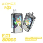 airmez 80000 puffs 80k fox 2 in 1 wholesale airflow smooth hit flavor mesh coil
