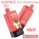 airmez fox 120000 puffs 120k 4 in 1 puff e cigarette airflow
