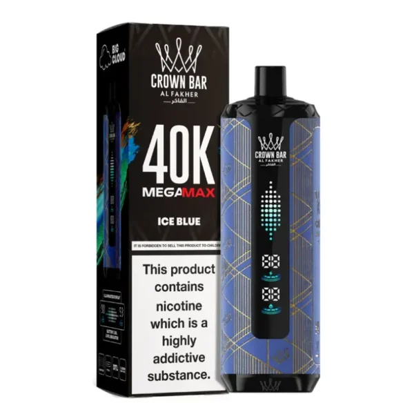 al fakher 40k 40000 crown bar mega max dtl mtl disposable vape puffs vape device nicotine