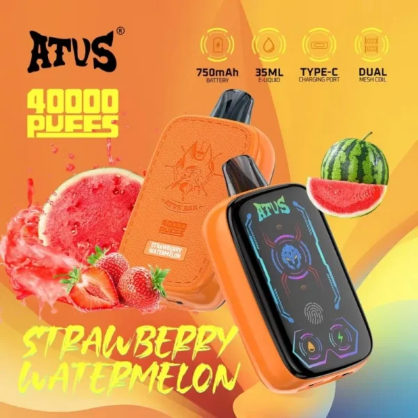 atvs 40000 puffs full smart screen airflow pod system 40000 puffs bulk order