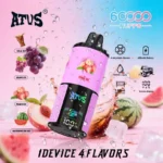 atvs 60000 puffs 60k 4 in 1 battery pod system vape device airflow