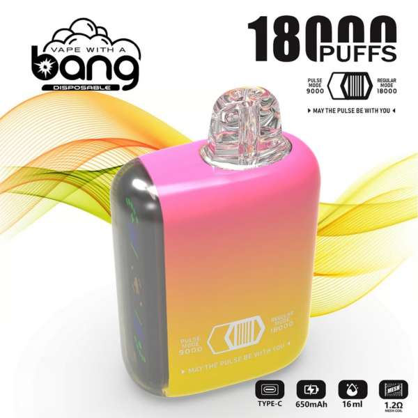 bang 18k 18000 smart mega screen adjustable airflow wholesale smooth hit e cigarette