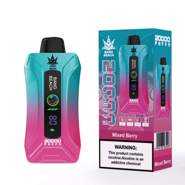 bang beach 20000 puffs 20k rechargeable puffs smooth hit battery