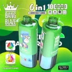 bang blaze 100000 puffs 100k 6 in 1 smooth hit battery puffs