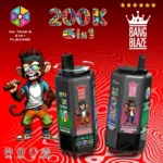bang blaze 200k puffs 6 in 1 200000 flavor rechargeable wholesale 200k puffs Salt Nicotine
