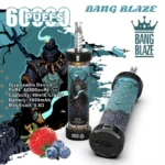 bang blaze 60000 puffs shisha hookah puff 60k nicotine mesh coil pod system disposable vape