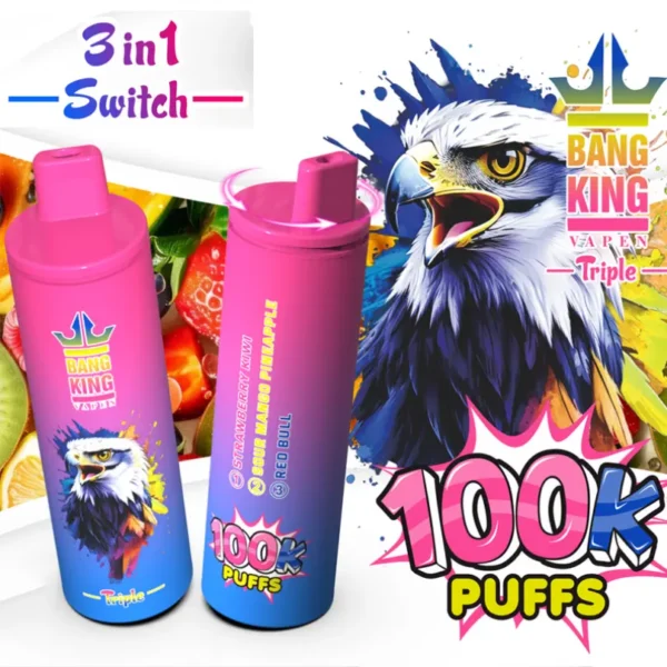 bang king 100k 3 in 1 airflow flavor bulk order smooth hit