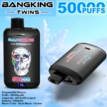 bang king 50000 puffs 50k twin 2 in 1 flavor airflow