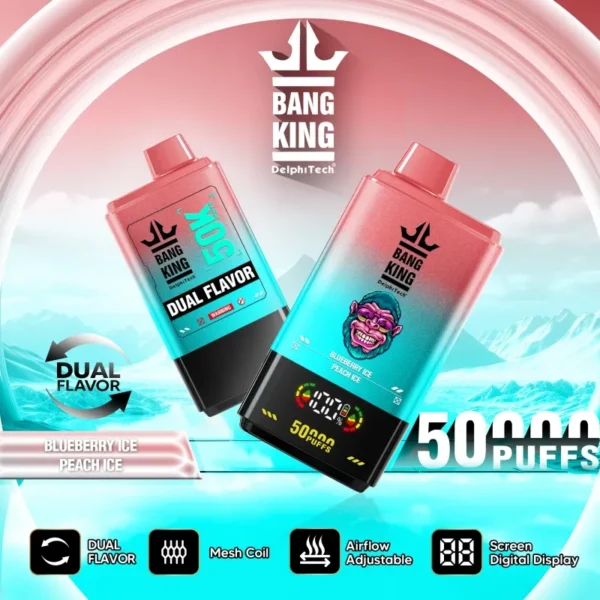 bang king 50000 puffs double flavors 2 in 1 puffs