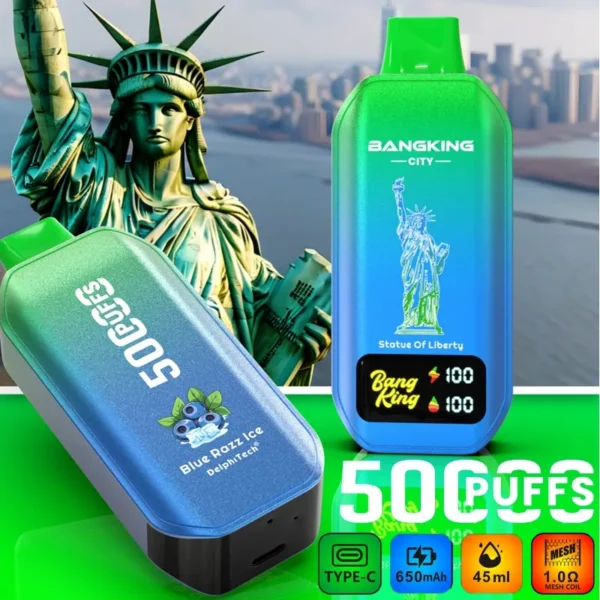 bang king city 50000 puffs smart screen puff 50k 50000 puffs puff