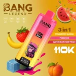 bang legend 110k puffs 110000 3 in 1 Salt Nicotine 110k puffs wholesale smooth hit vape pen