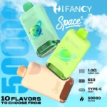 hifancy 50000 puffs 50k space battery 50000 puffs Salt Nicotine wholesale