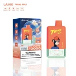 lavie 70000 puffs twins max 2 in 1 70k mesh coil disposable vape rechargeable