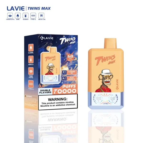lavie 70000 puffs twins max 2 in 1 70k wholesale