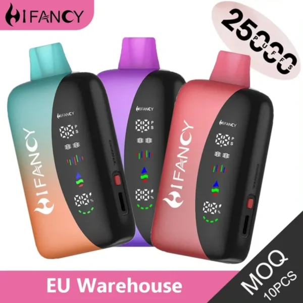 puff 25k hifancy 25000 puffs rainbow smooth hit e cigarette nicotine flavor