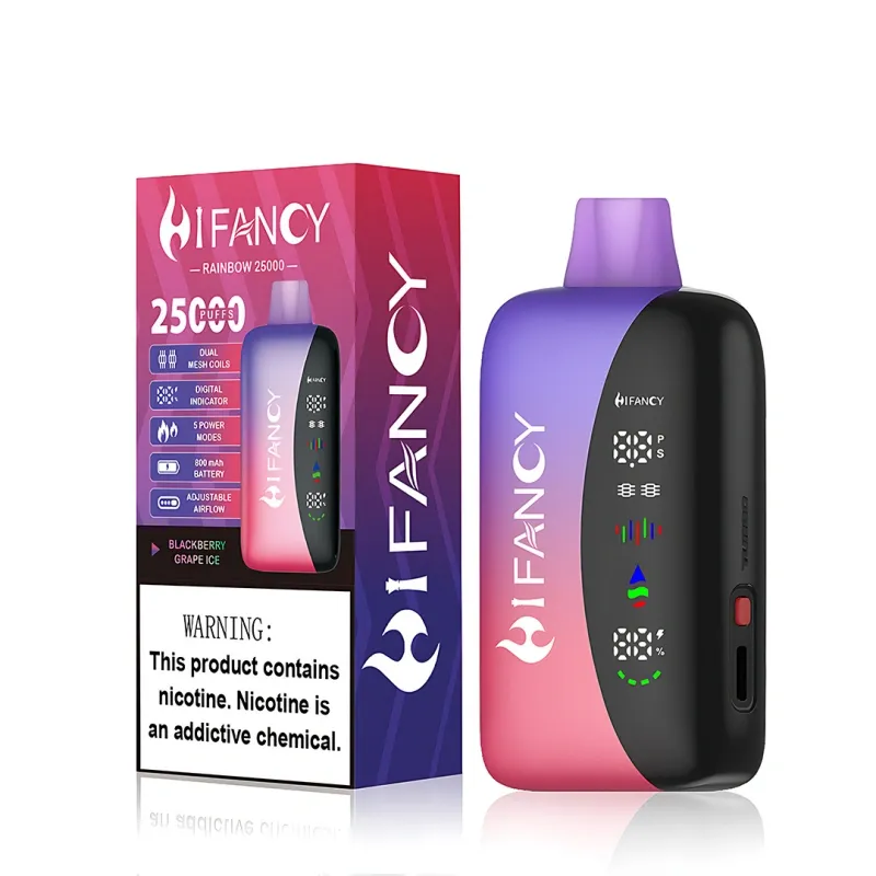 puff 25k hifancy 25000 puffs rainbow vape pen e cigarette nicotine china puffs