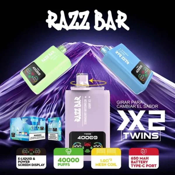 razz bar 40000 puffs dual flavor 40k china vape device smooth hit