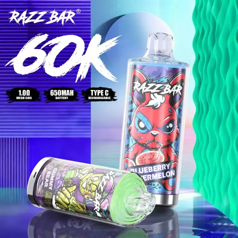 razz bar 60000 60k crystal Salt Nicotine razz bar 60000 60k crystal Salt Nicotine