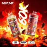 razz bar 60000 60k crystal smooth hit flavor puff rechargeable
