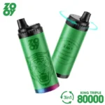zooy king triple 80000 80k 3 in 1 wholesale bulk order vape pen Salt Nicotine battery