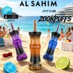 atvs 200k puffs al sahim shisha airflow