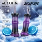 atvs 200k puffs al sahim shisha e cigarette smooth hit