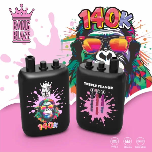 bang blaze 140k 3 in 1 bulk order rechargeable wholesale vape device