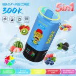 bang de 300k puffs 5 in 1 rechargeable disposable vape airflow wholesale puff china battery