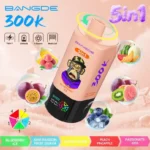 bang de 300k puffs 5 in 1 rechargeable disposable vape puff e cigarette airflow vape pen Salt Nicotine