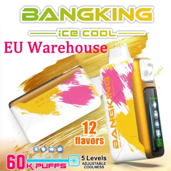 bang king 60000 puffs 60k ice cool bulk order rechargeable