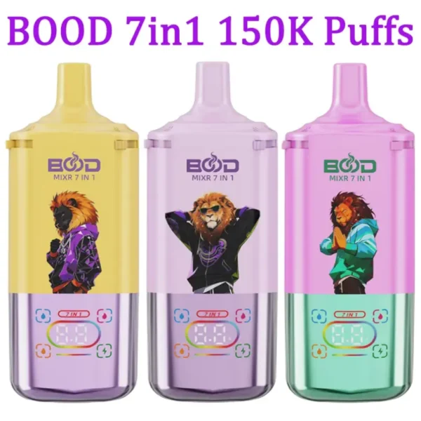 bood 150k puffs 7 in 1 vape shop mixr 150000 wholesale disposable vaper wholesale puffs airflow china