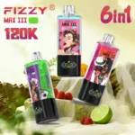 fizzy 120k 120000 puffs 6 in 1 flavor e cigarette