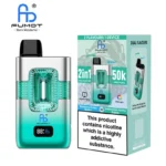 fumot eco 2 in 1 50k dual flavors 50000 Salt Nicotine mesh coil e cigarette