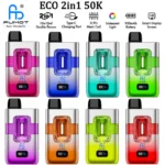 fumot eco 2 in 1 50k dual flavors 50000 nicotine wholesale Salt Nicotine