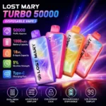 lost mary mt50k 50000 wholesale nicotine rechargeable puffs