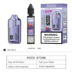poco stone 75000 75k puff refillable oill disposable vape