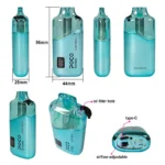 poco stone 75000 75k puff refillable oill wholesale battery puff