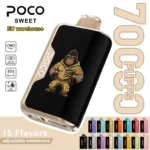 poco sweet 70000 puffs 70k Salt Nicotine disposable vape china 70000 puffs
