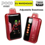 poco sweet 70000 puffs 70k china smooth hit nicotine vape device