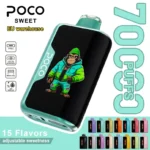 poco sweet 70000 puffs 70k nicotine puffs e cigarette