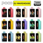 poco sweet 70000 puffs 70k smooth hit disposable vape e cigarette