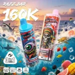 razz bar 160k puffs 3 in 1 crystal vape 160000 triple flavors Salt Nicotine puffs puff