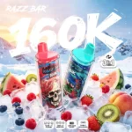 razz bar 160k puffs 3 in 1 crystal vape 160000 triple flavors Salt Nicotine vape device
