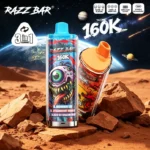 razz bar 160k puffs 3 in 1 crystal vape 160000 triple flavors battery nicotine pod system Salt Nicotine