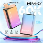 hifancy 60000 puffs 60k twins max double flavors e cigarette pod system bulk order